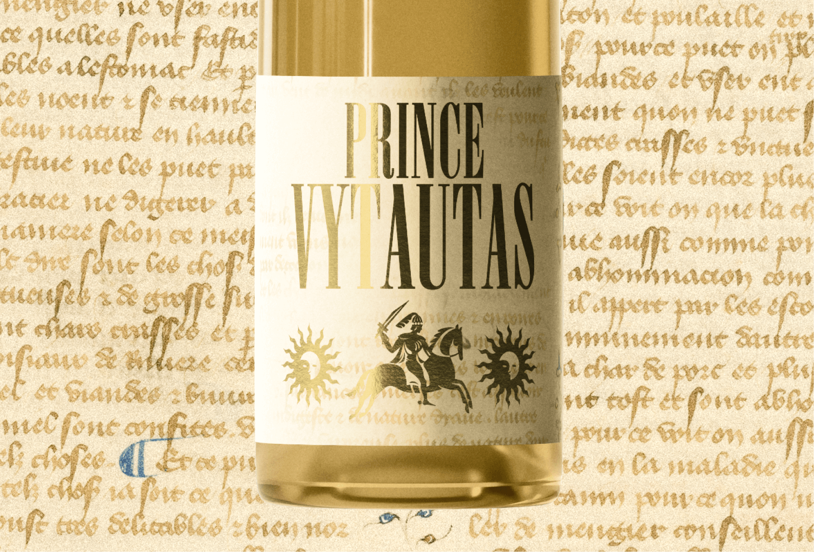 Prince Vytautas Sparkling Wine Label — image 3